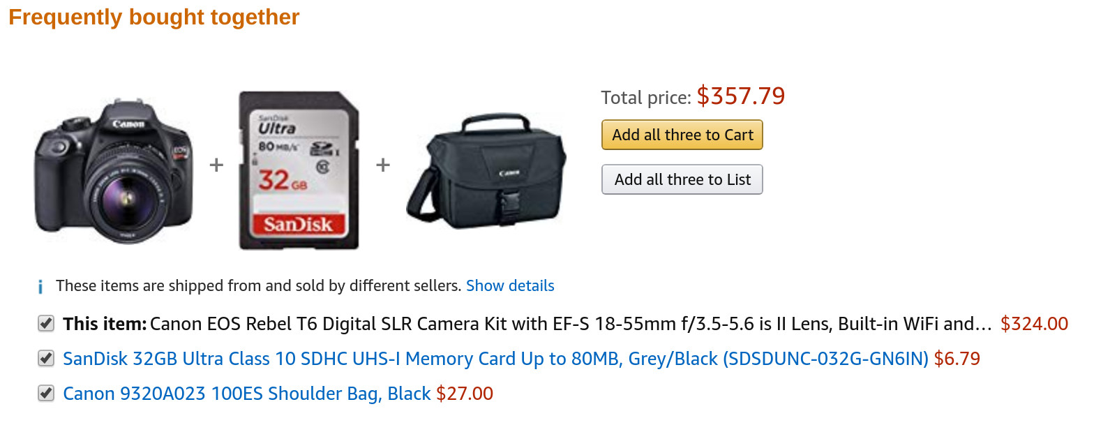 Amazon product bundle