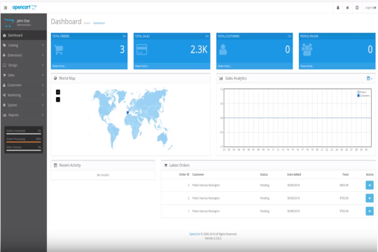 OpenCart installation video